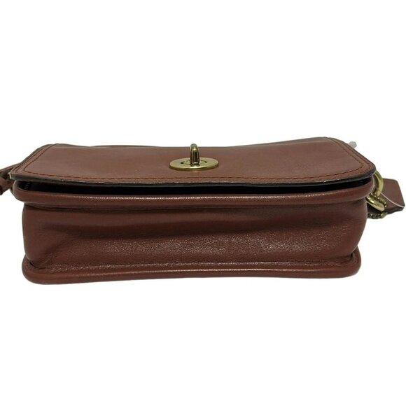 Auth COACH Legacy Leather Penny 19914 Dark Brown Leather - Shoulder Bag - Picture 4 of 8
